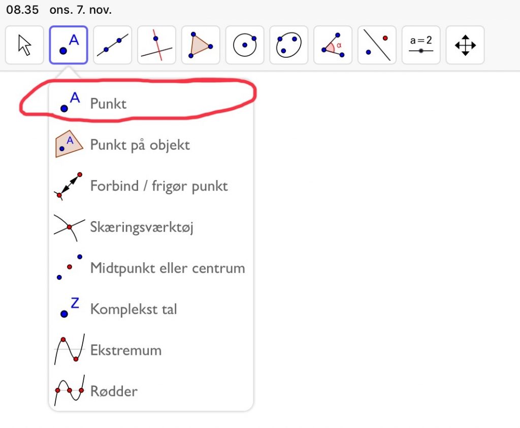 GeoGebra-intro Indskoling – Matematikvejleder